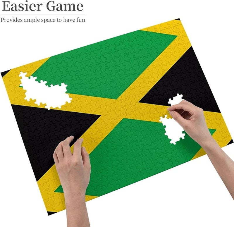 أحجية علم جامايكا 500 قطعة للكبار ديكور المنزل هدية حفلة عيد الميلاد - Image 3